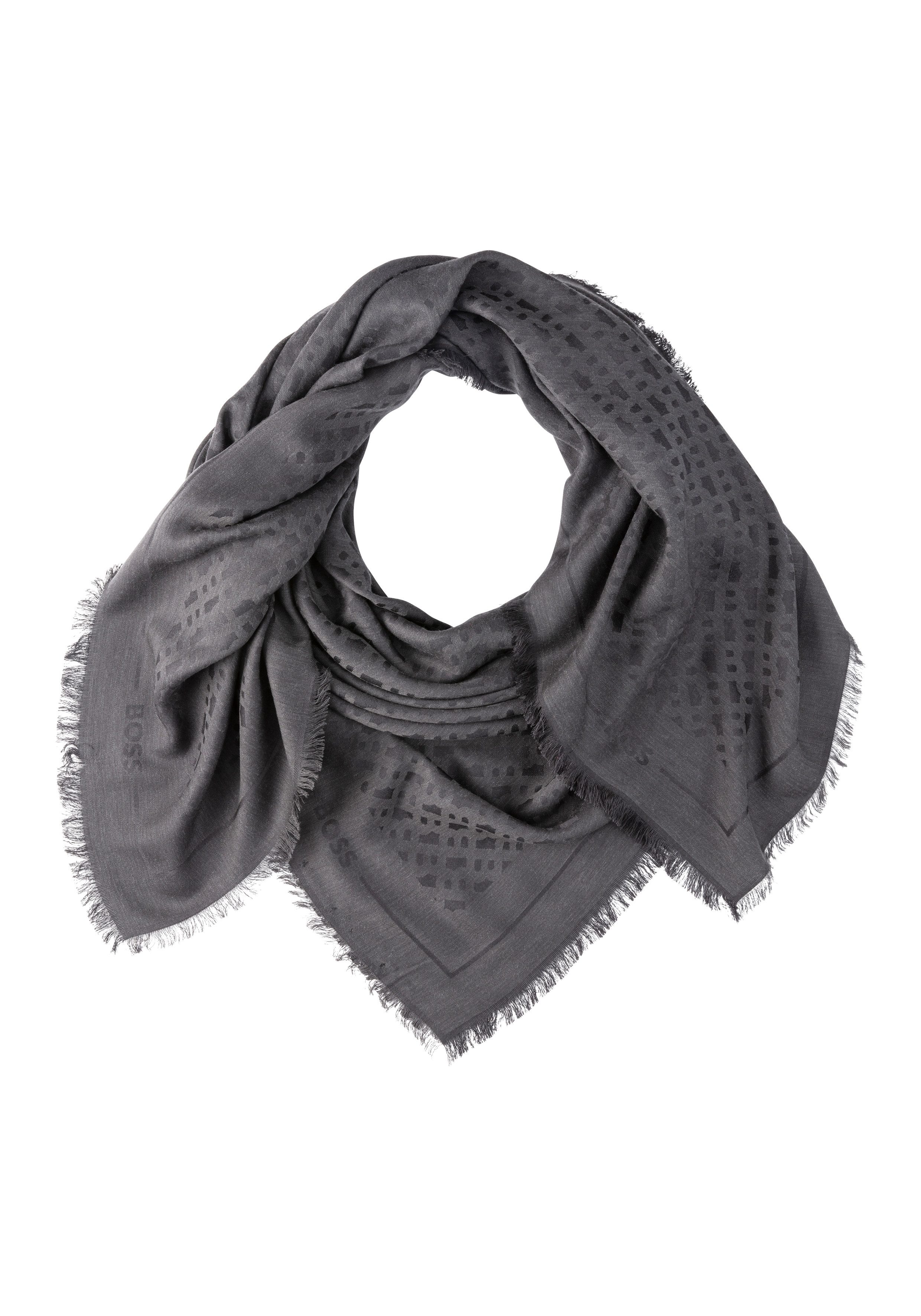 BOSS Schal Ledonia 120*120, mit Jaquardmuster günstig online kaufen