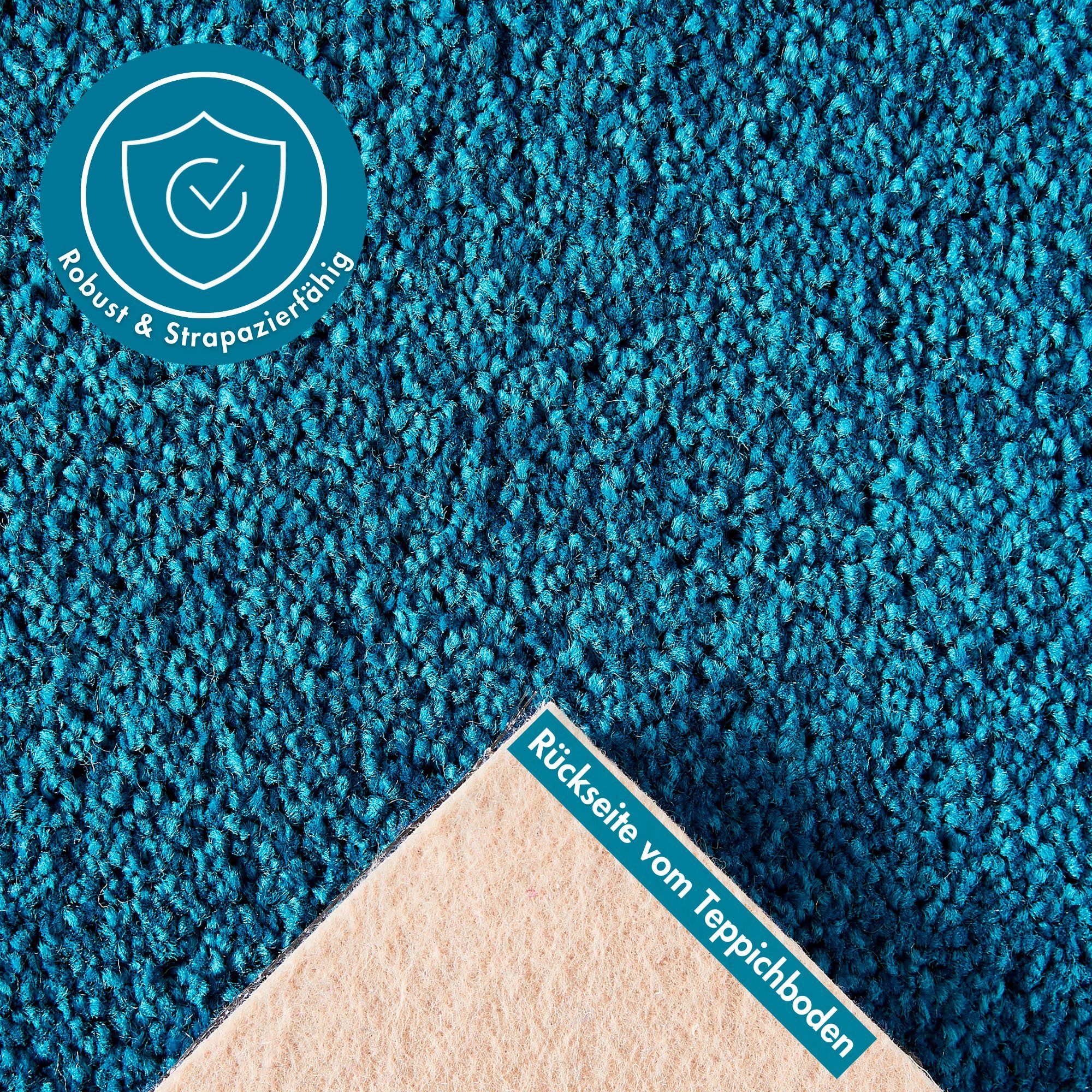 Andiamo Teppichboden »Sophie, Frisee-Velours, Made in Netherlands«, rechtec günstig online kaufen