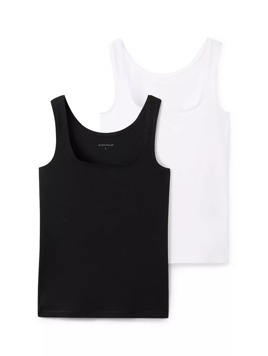 TOM TAILOR Tanktop, (Packung, 2 tlg.), im Doppelpack günstig online kaufen