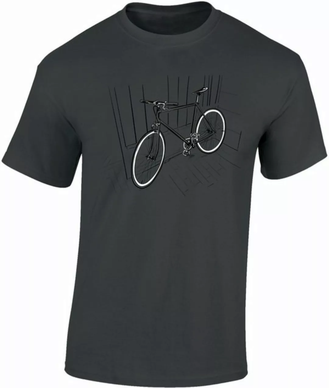 Baddery Print-Shirt Fahrrad T-Shirt : Indoor Bike - Sport Tshirts Herren - günstig online kaufen