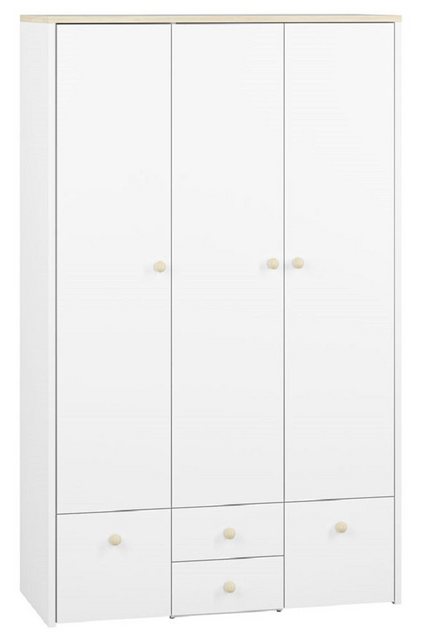 Feldmann-Wohnen Kleiderschrank ELMO (Schrank) B/T/H: 117 cm x 51 cm x 193 c günstig online kaufen