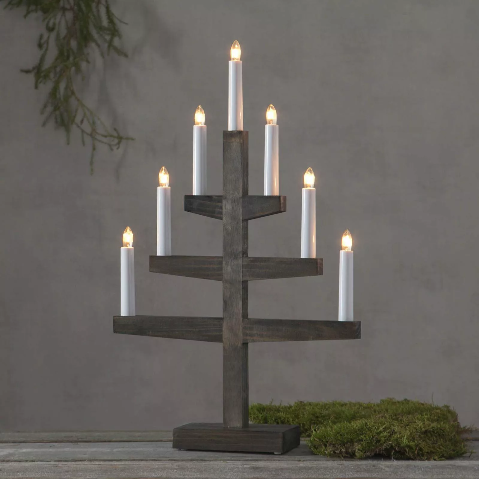 Kerzenleuchter Trapp aus Holz, 54 cm günstig online kaufen