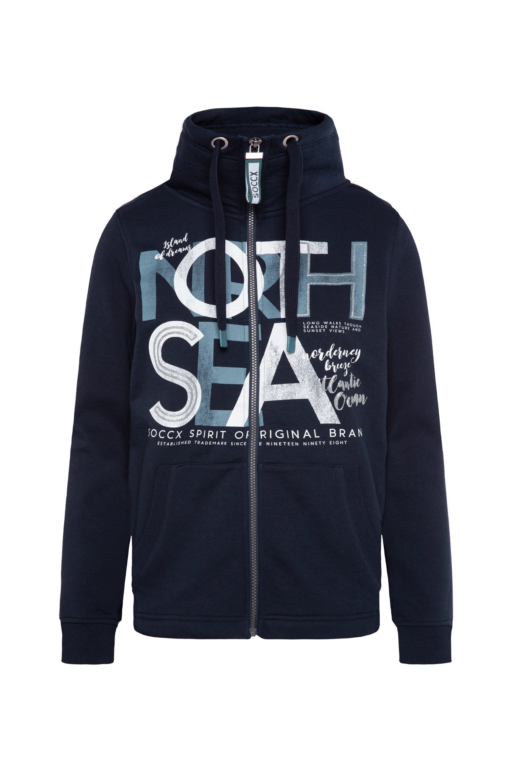 SOCCX Sweatjacke mit Baumwolle günstig online kaufen