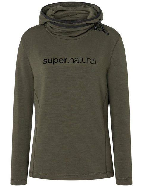 SUPER.NATURAL Hoodie Merino Hoodie W ALPINE HOODED wärmender Merino-Materia günstig online kaufen