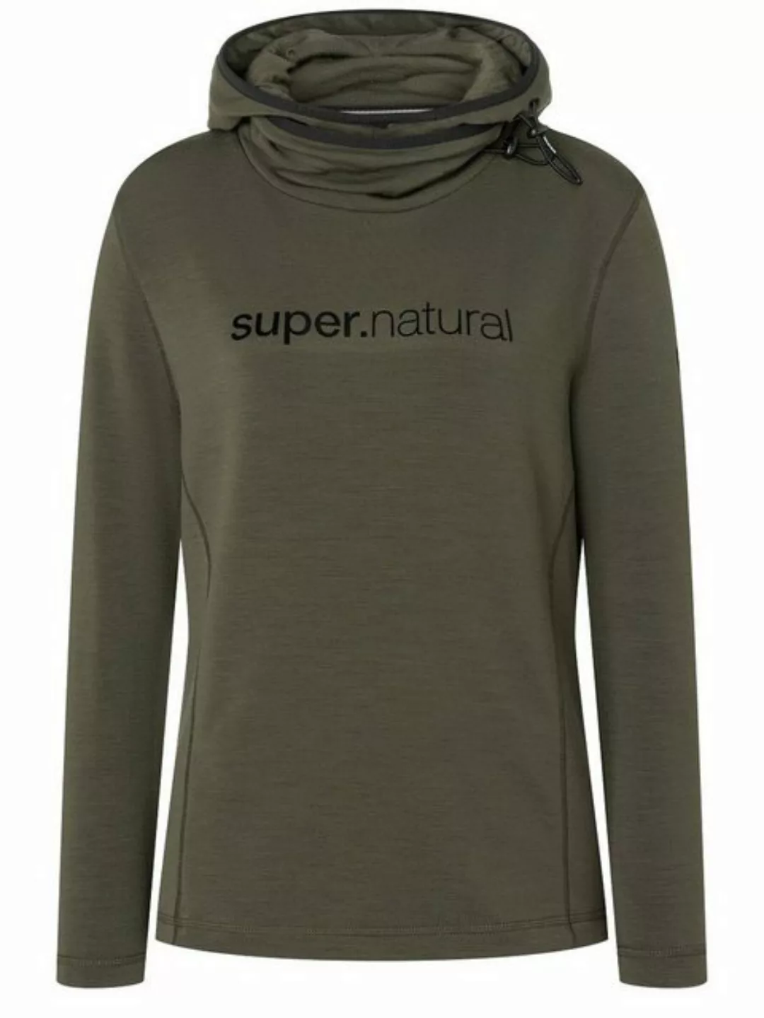 SUPER.NATURAL Hoodie Merino Hoodie W ALPINE HOODED wärmender Merino-Materia günstig online kaufen