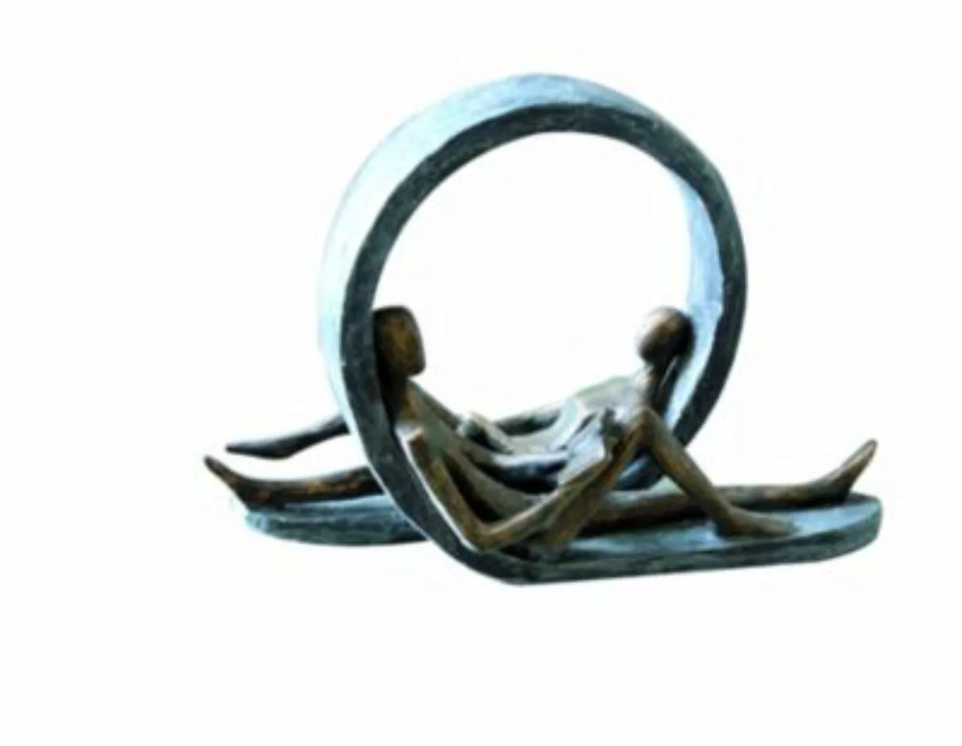 Casablanca by GILDE Skulptur Auszeit bronze/silber günstig online kaufen
