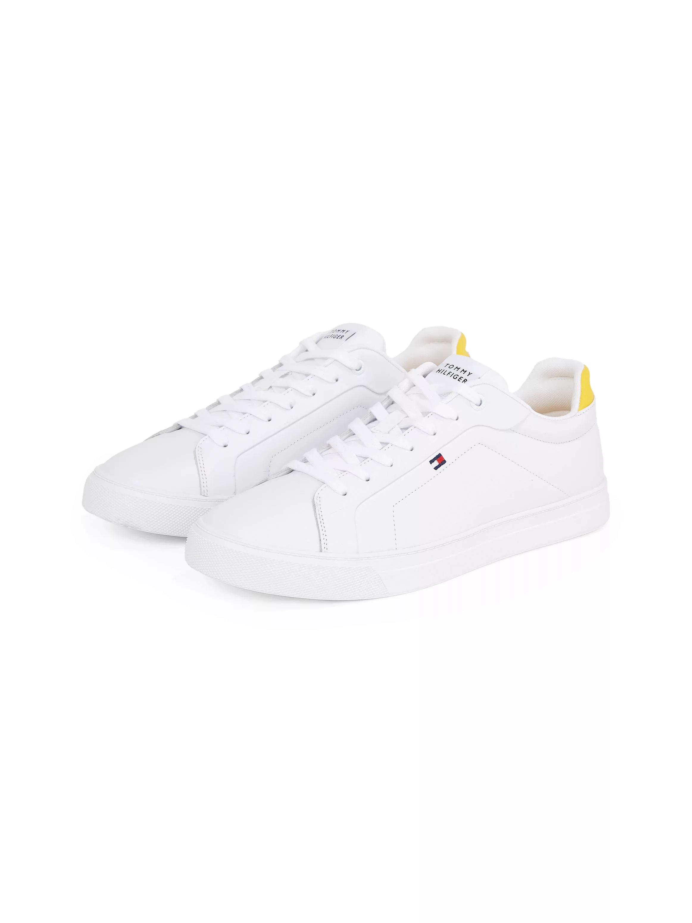 Tommy Hilfiger Sneaker "ICON COURT PINPERF LTH", Freizeitschuh, Halbschuh, günstig online kaufen