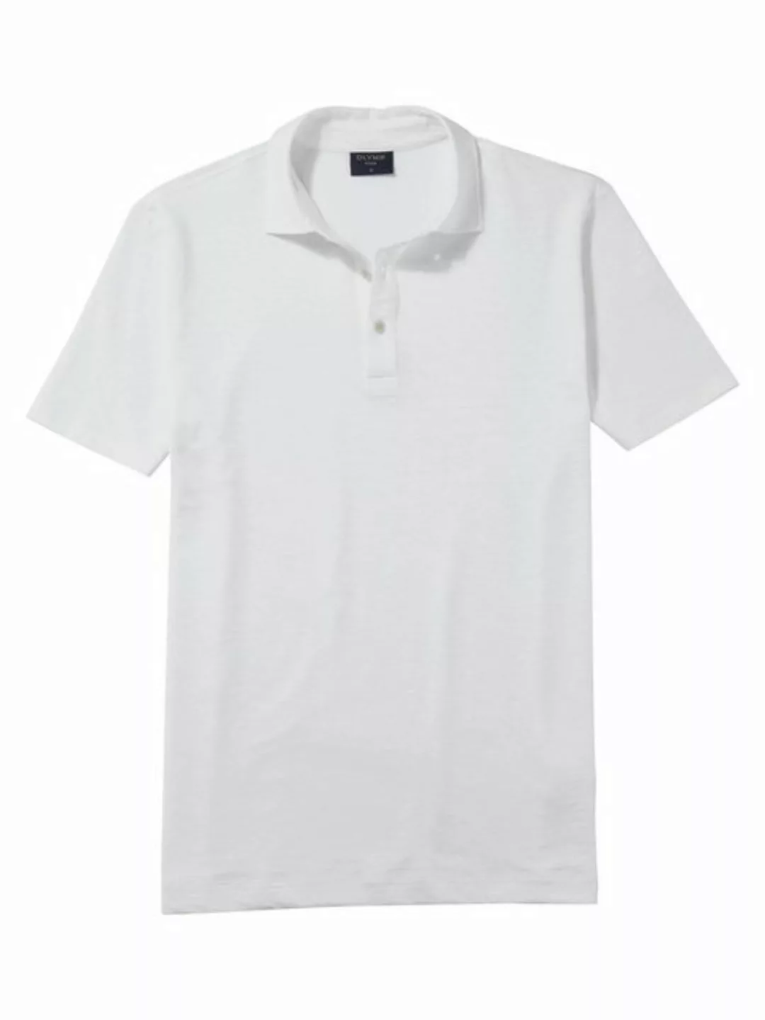 OLYMP Poloshirt Casual aus Leinenmischung günstig online kaufen