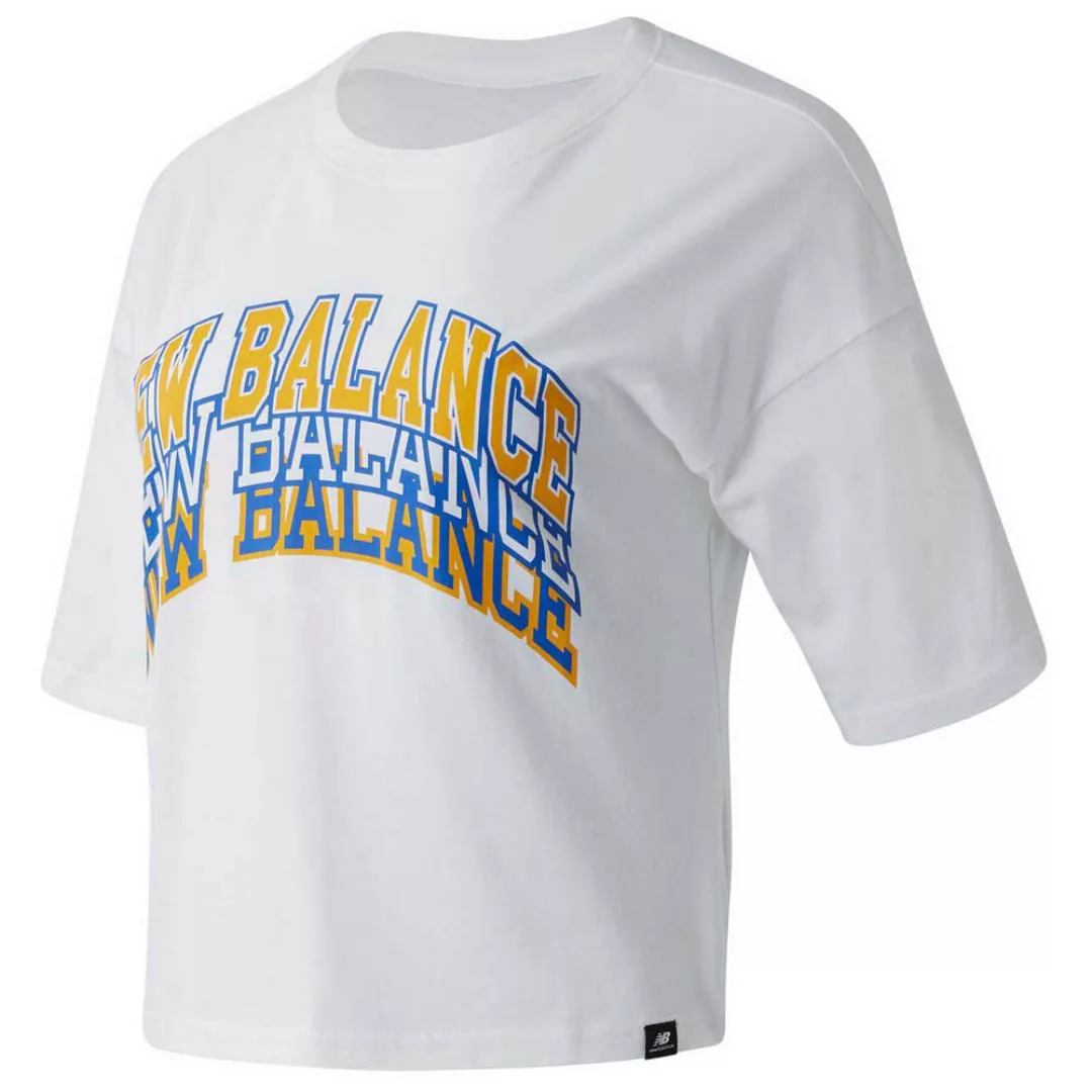 New Balance Podium Kurzarm T-shirt XS White günstig online kaufen