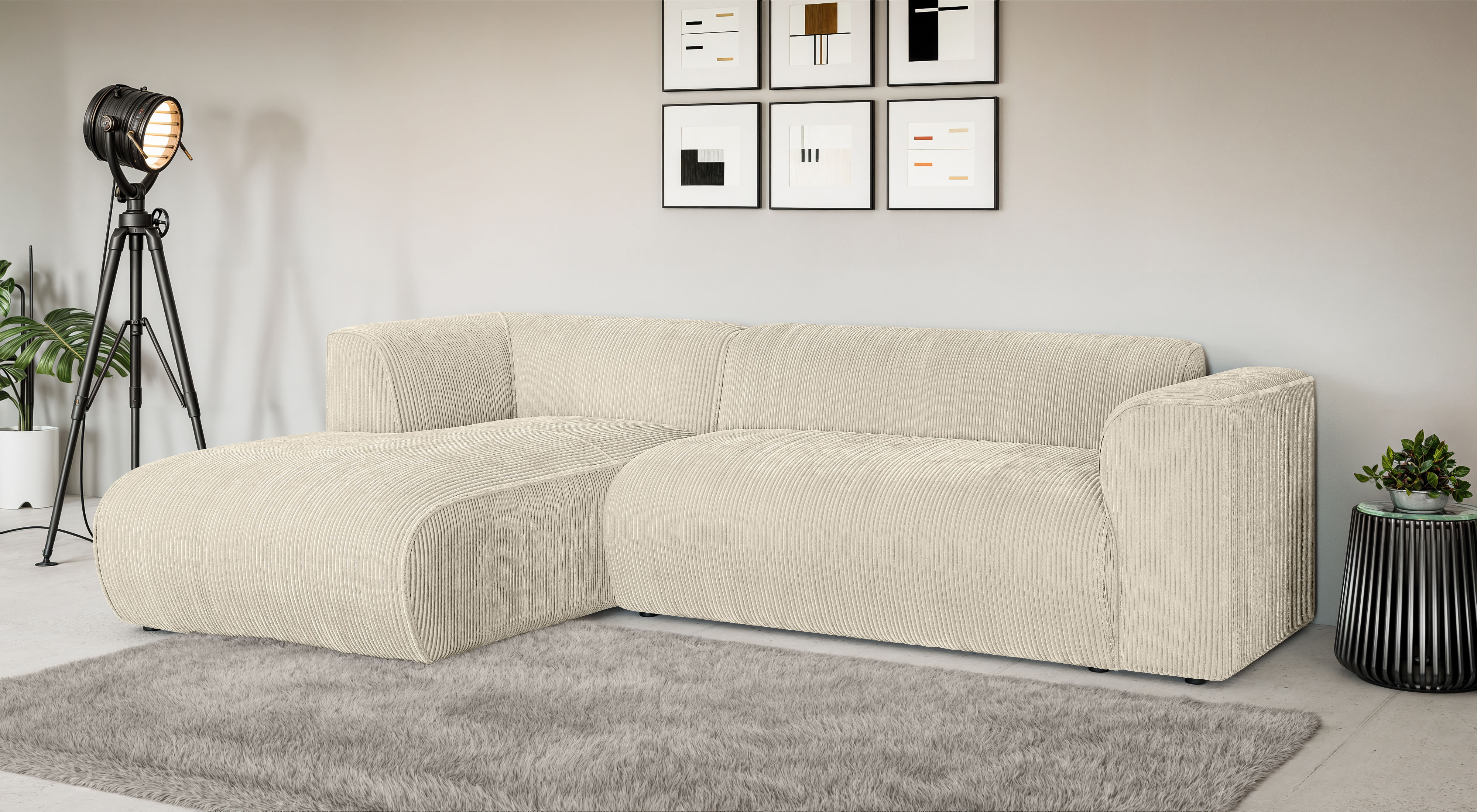 INOSIGN Ecksofa "MERID L-Form (257 cm), zeitlos & stilvolles Design,", Aufw günstig online kaufen