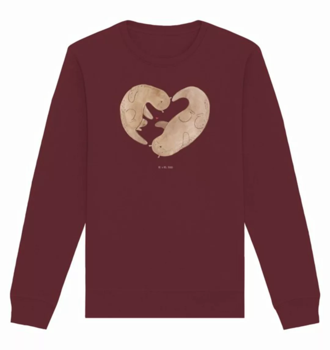 Mr. & Mrs. Panda Longpullover Größe S Otter Valentine - Burgundy - Geschenk günstig online kaufen