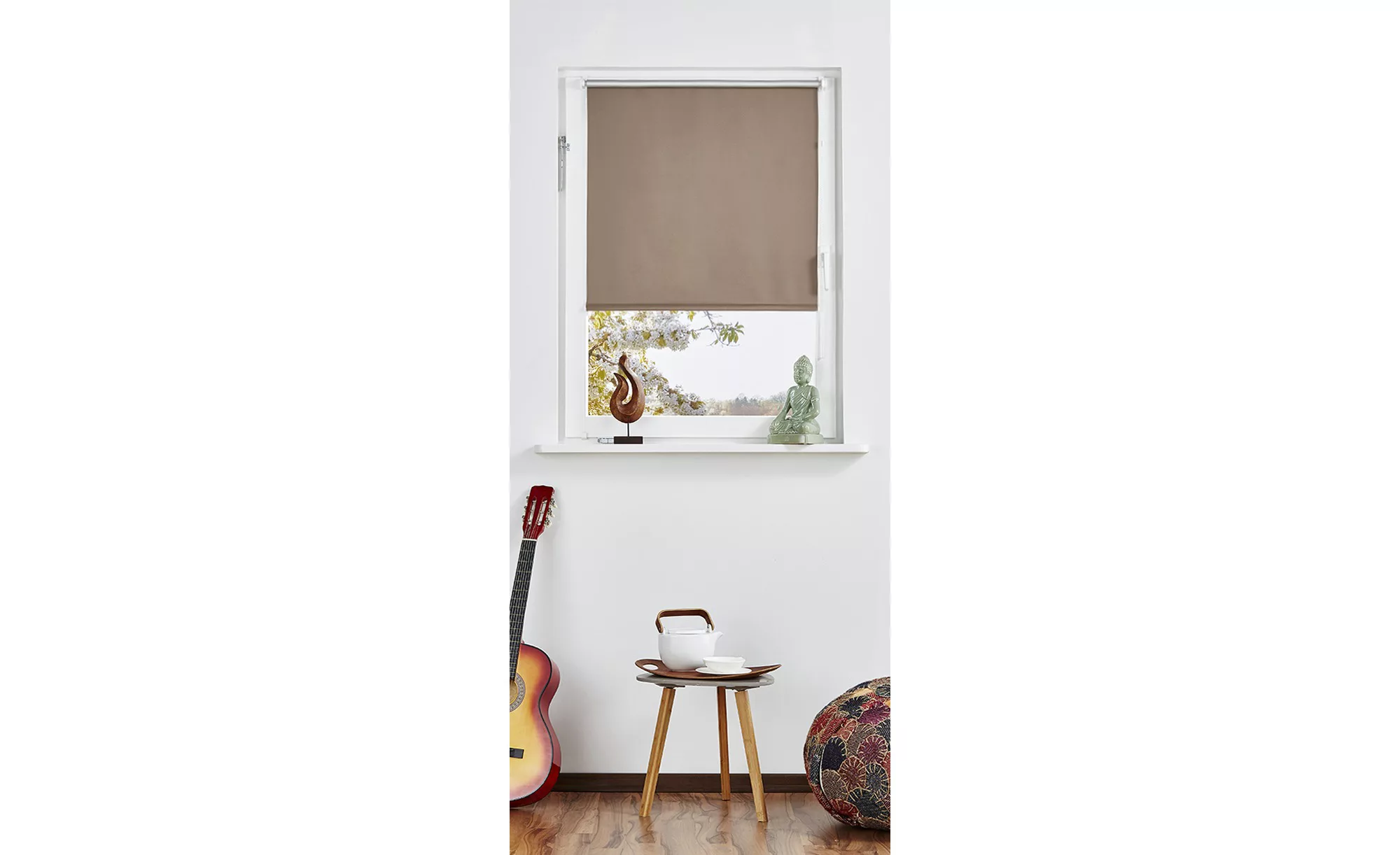Rollo Klemmfix - grau - 100% Polyester - 90 cm - Sconto günstig online kaufen
