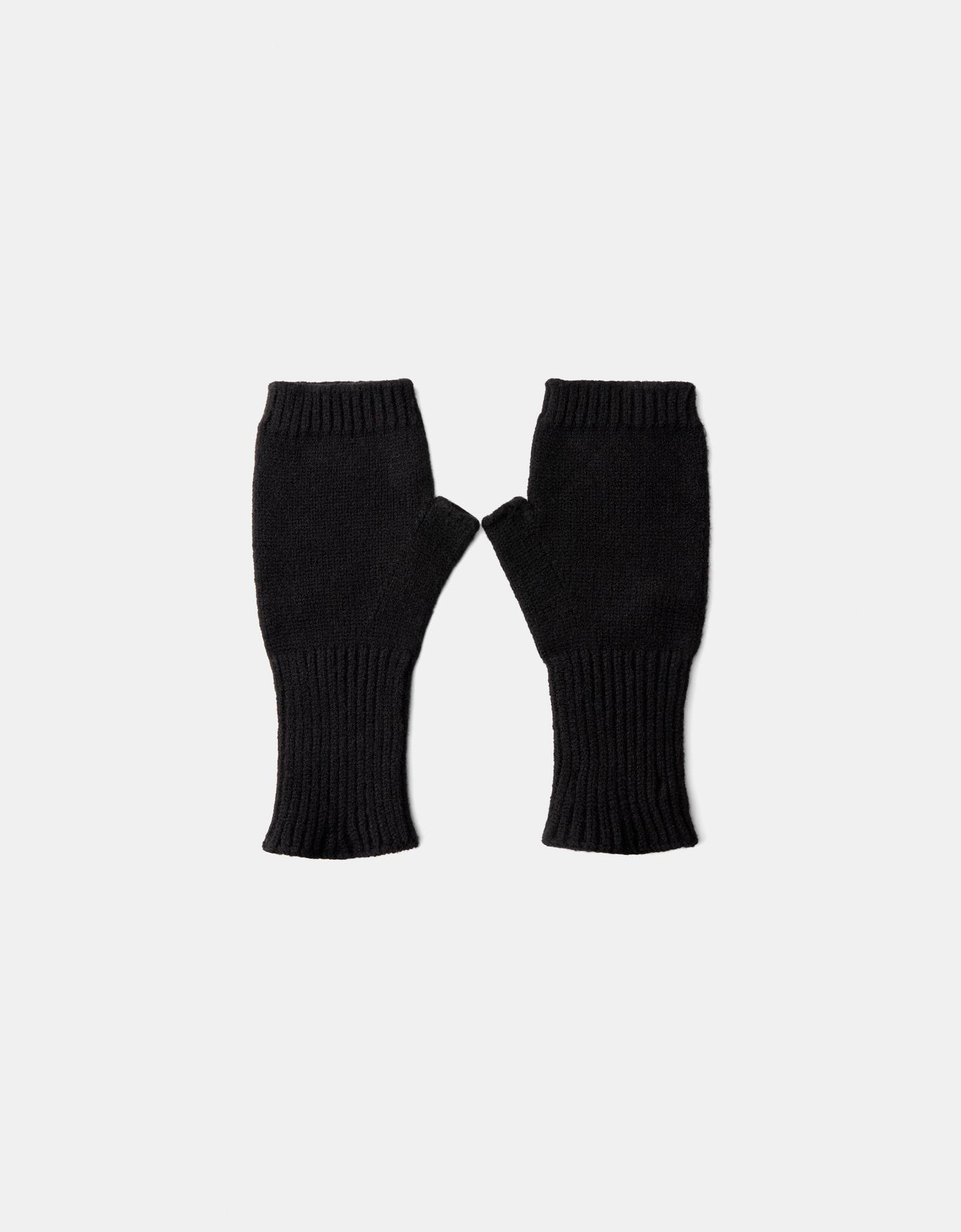 Bershka Kurze Fingerlose Handschuhe Mit Patentmuster Damen Schwarz günstig online kaufen