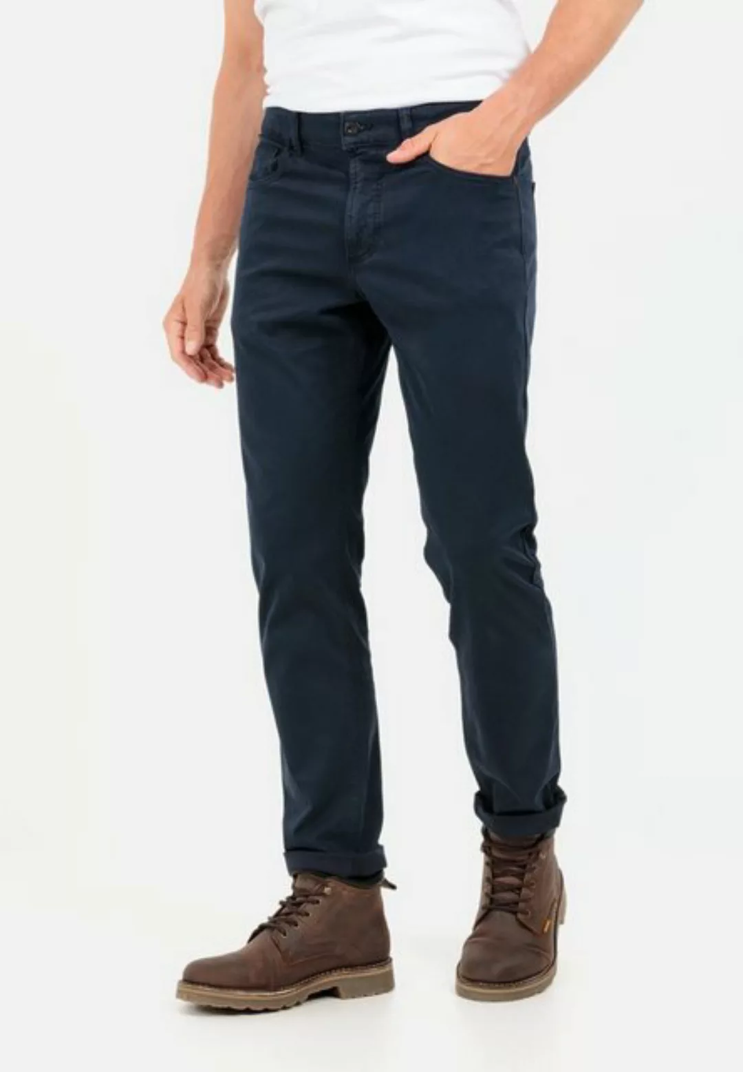 camel active 5-Pocket-Jeans 5-Pocket Canvas Hose Regular Fit günstig online kaufen