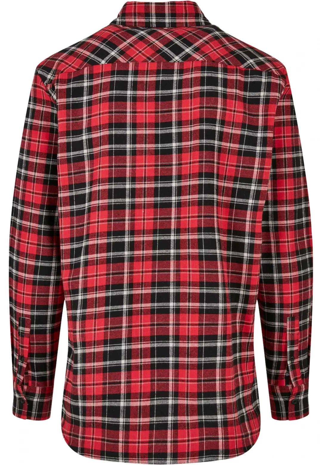 URBAN CLASSICS Langarmhemd "Urban Classics Herren Checked Roots Shirt", (1 günstig online kaufen