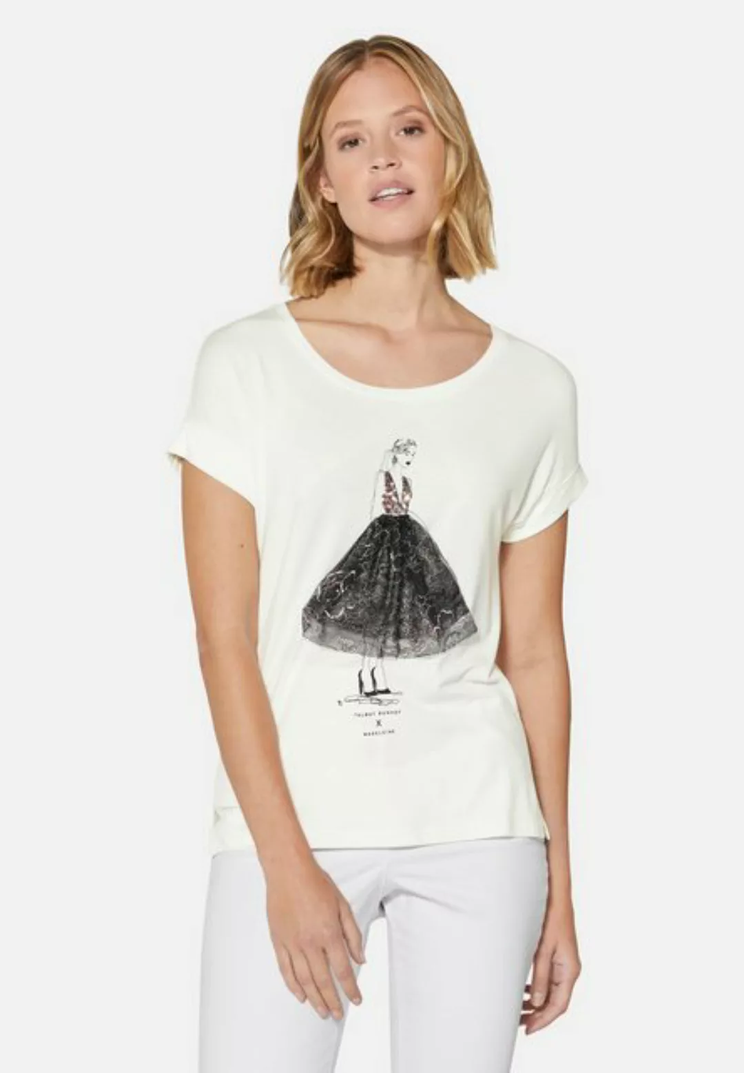 MADELEINE Kurzarmshirt Statement-Shirt mit U-Boot-Ausschnitt günstig online kaufen