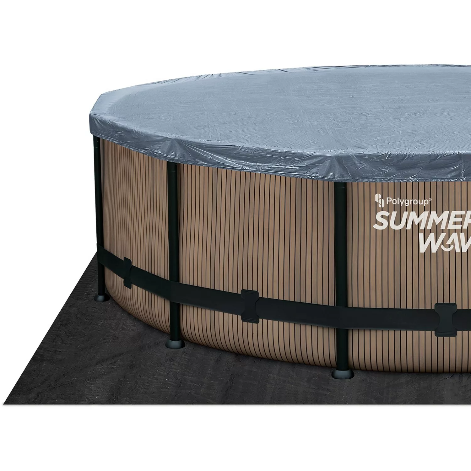 SummerWaves Framepool "Elite", (Set, 6 tlg.), ØxH: 488x122 cm, Teak-Optik günstig online kaufen