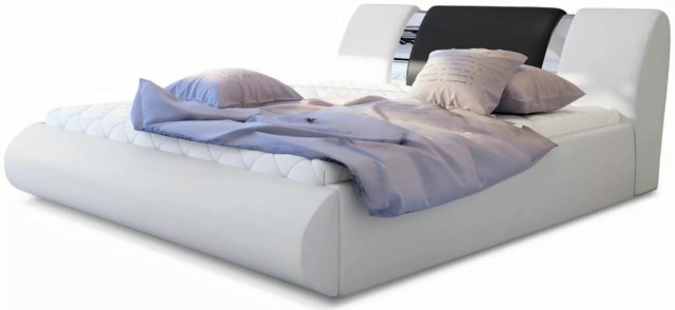 MOEBLO Boxspringbett LAVI (Hergestellt aus Kunstleder), mit Bettkasten und günstig online kaufen