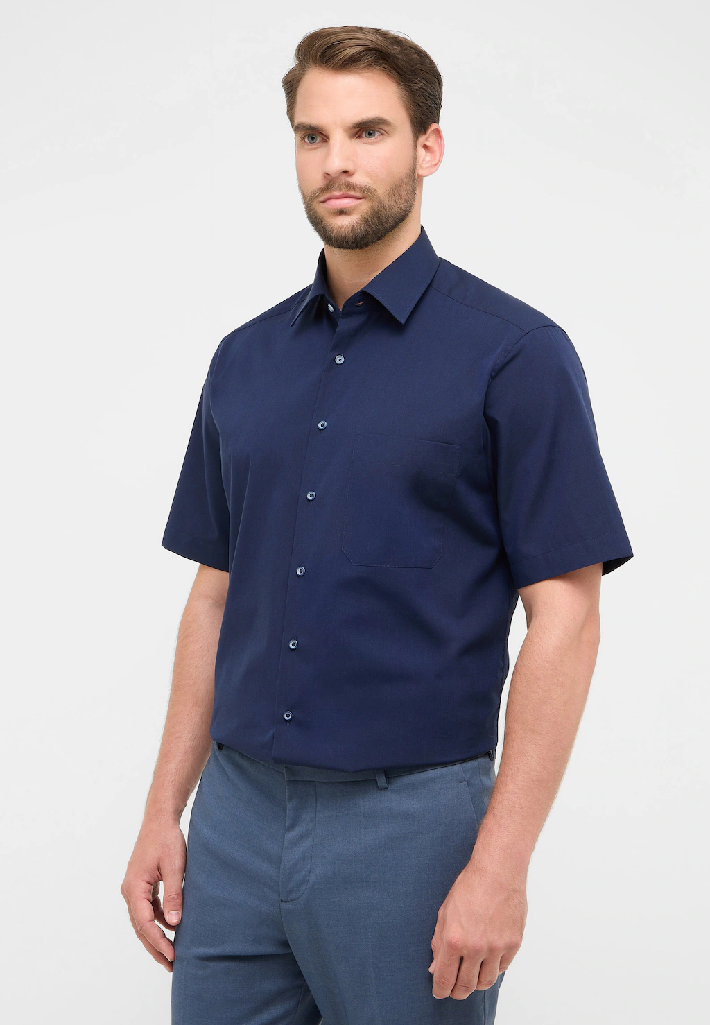 Eterna Kurzarmhemd, NON IRON (bügelfrei) günstig online kaufen