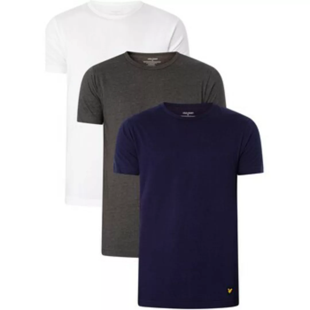 Lyle & Scott  T-Shirt 3er Pack Maxwell Lounge Crew T-Shirts günstig online kaufen