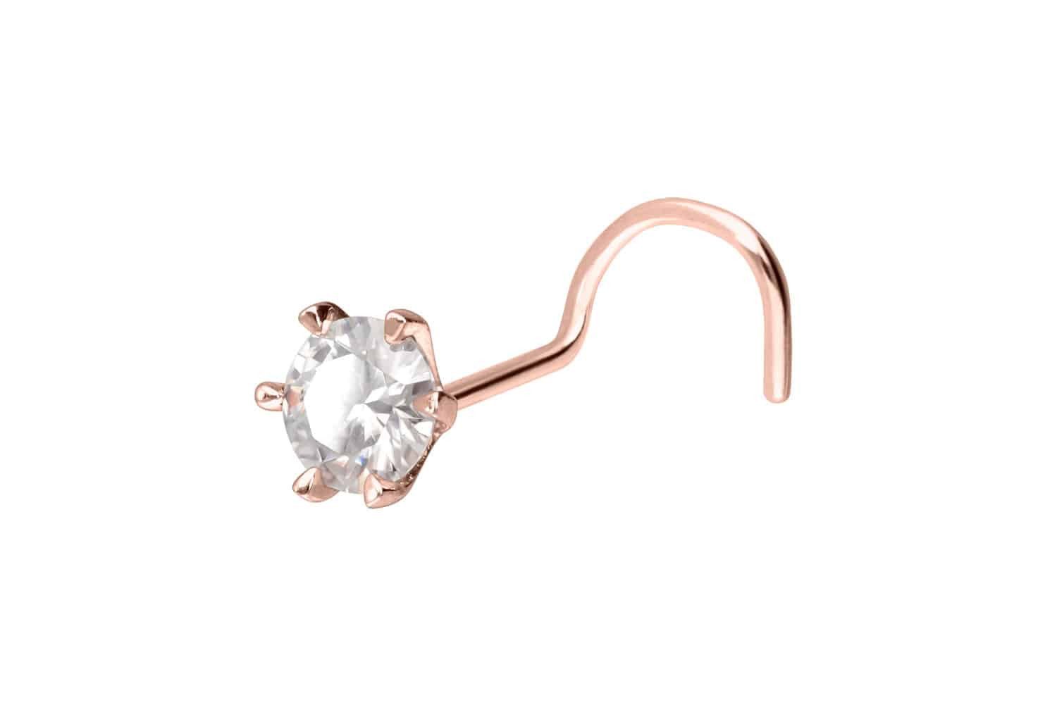 PIERCINGLINE Nasenpiercing 14/18 Karat Gold Nasenstecker günstig online kaufen