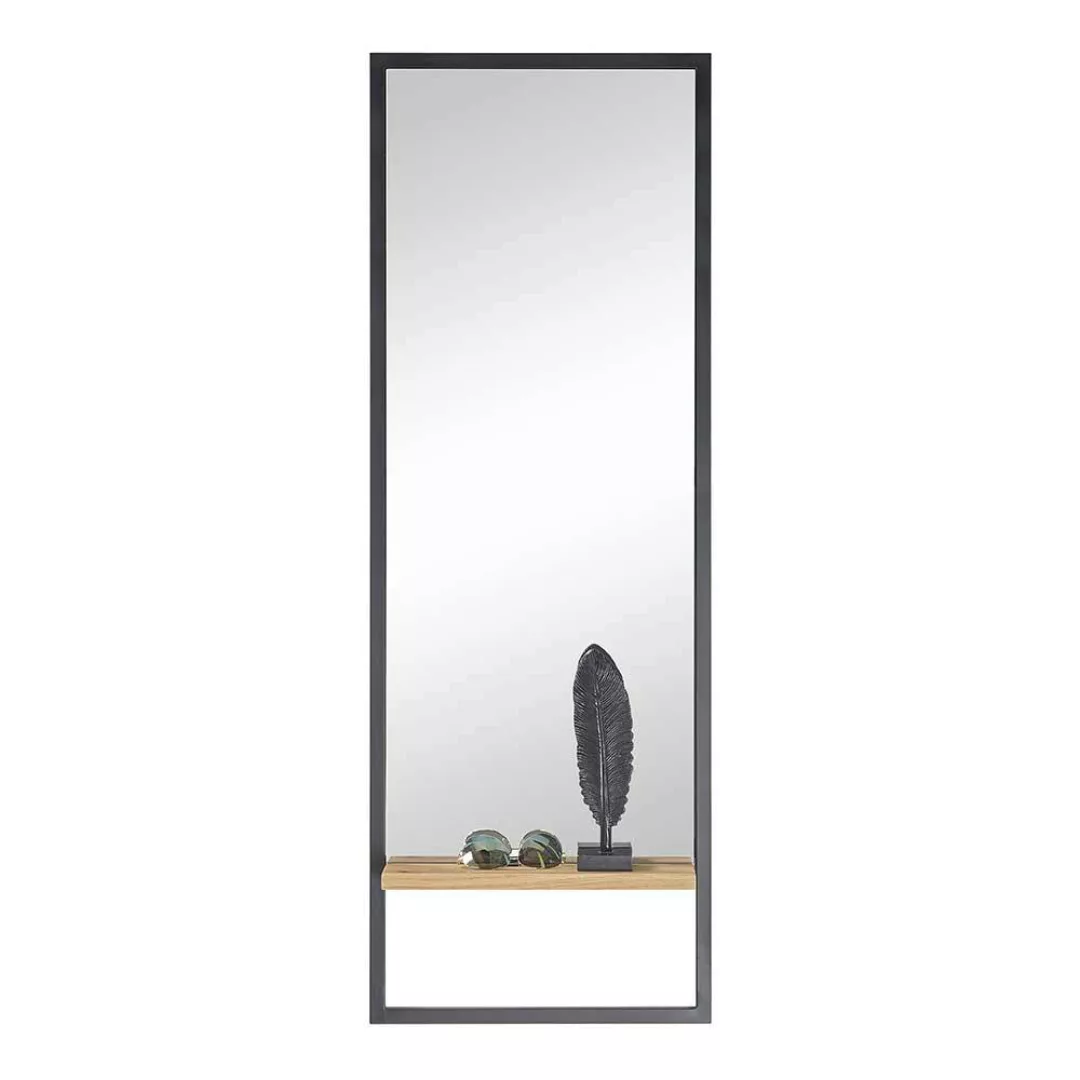 Garderoben Spiegel mit Ablage Rahmen aus Metall günstig online kaufen