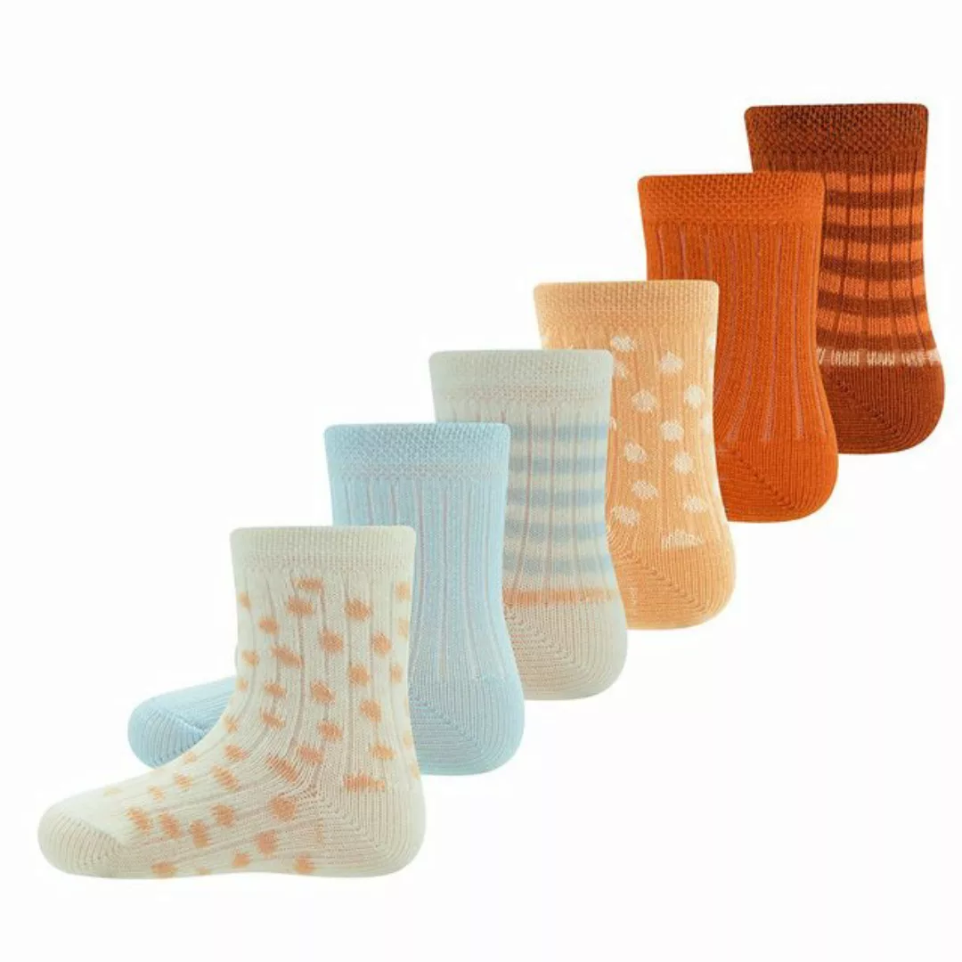 Ewers Socken Socken 6er Pack Rippe/Ringel (6-Paar) günstig online kaufen