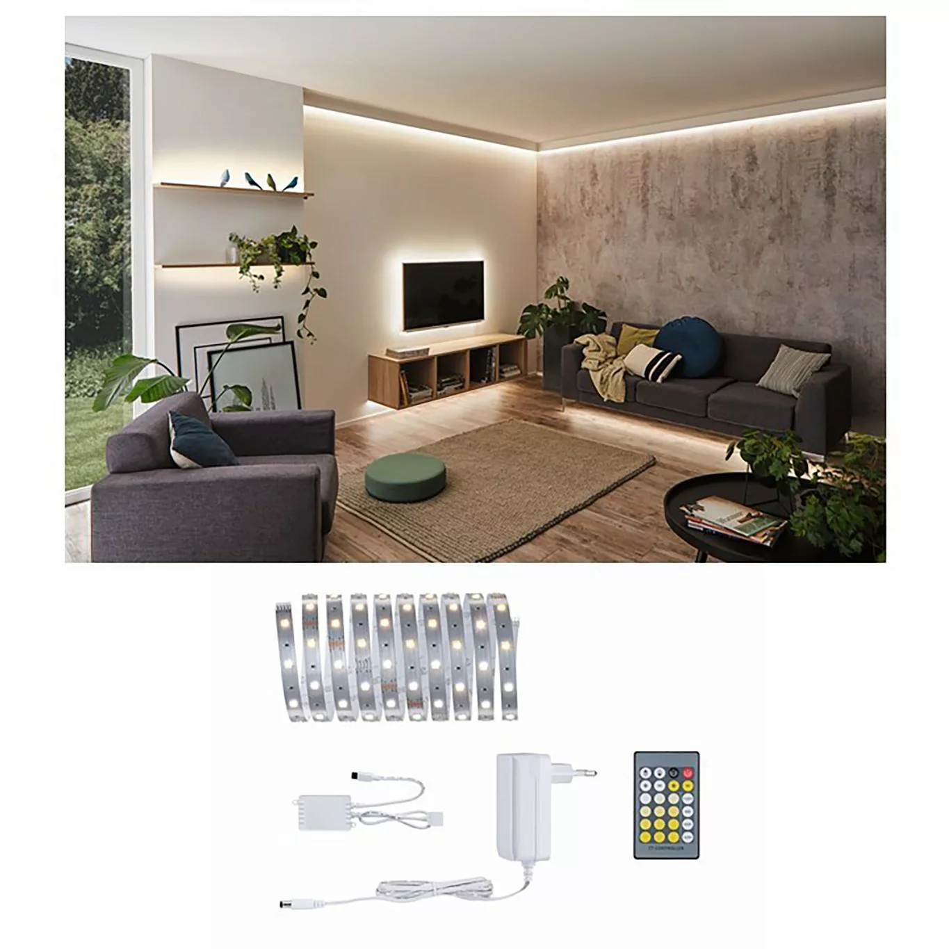 Paulmann "MaxLED 250 LED Strip Tunable White Basisset 3m 11W 270lm/m Tunabl günstig online kaufen