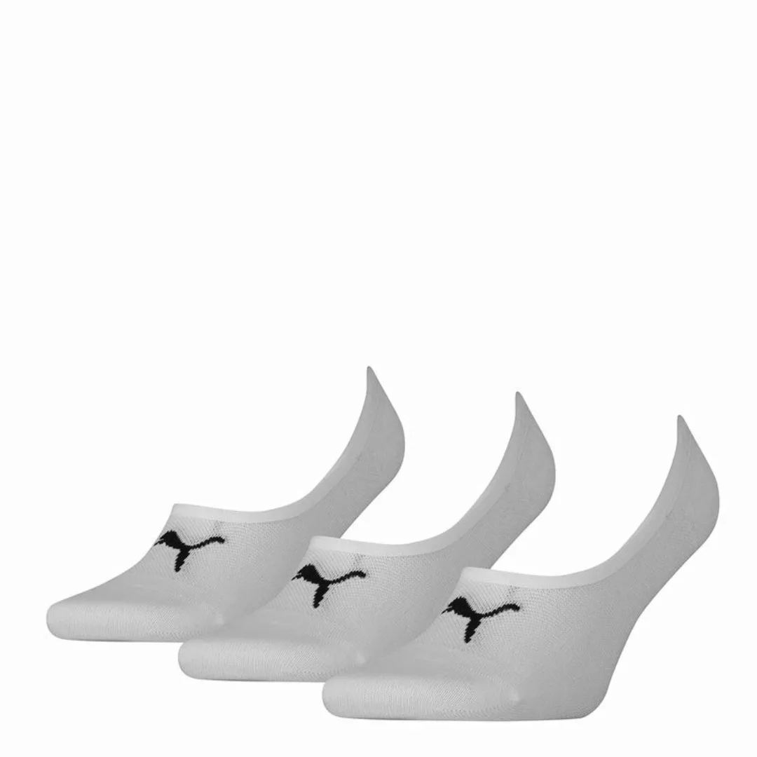 Puma Footie Socken 3 Paare EU 43-46 White günstig online kaufen