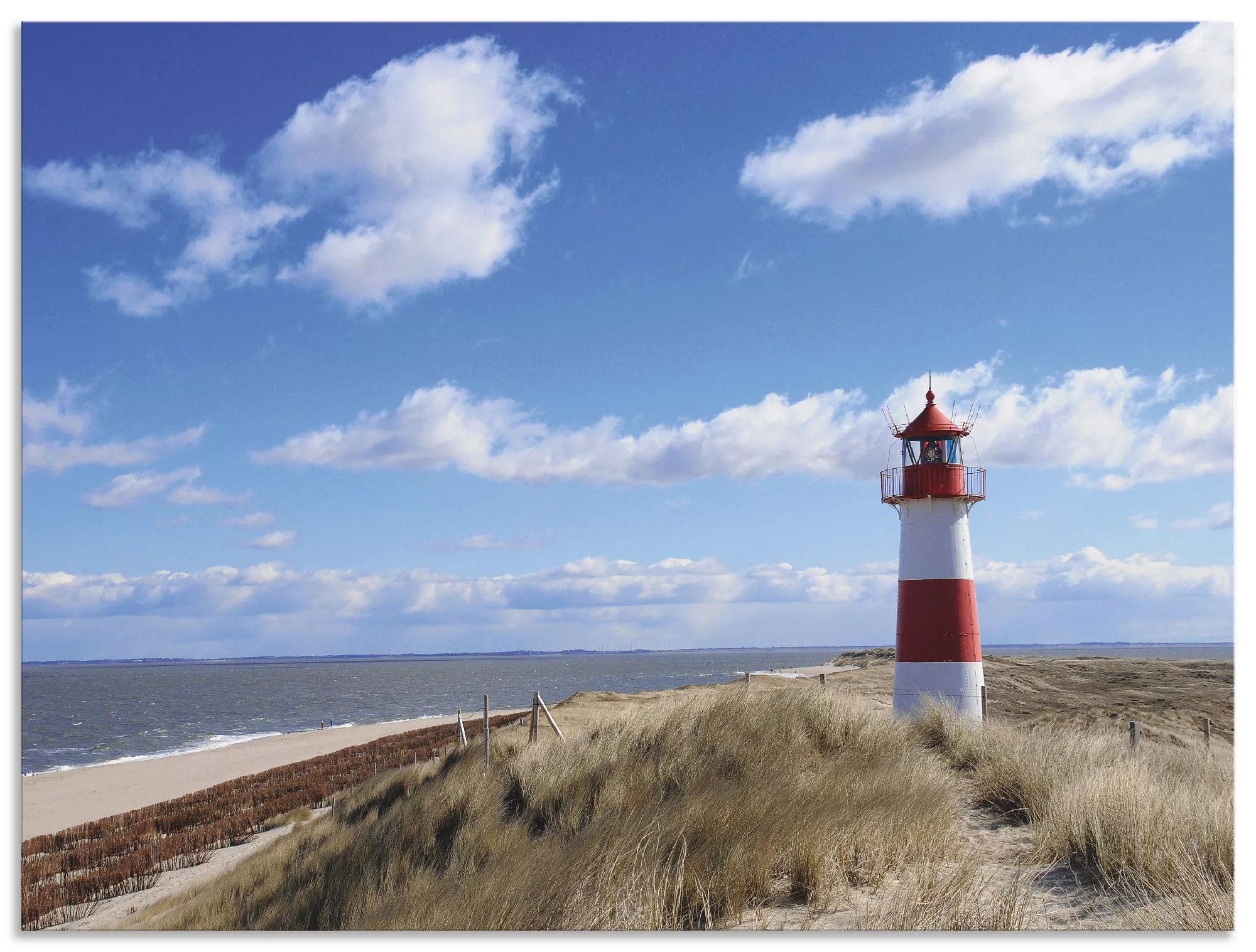 Artland Leinwandbild "Leuchtturm Sylt", Gebäude, (1 St.), auf Keilrahmen ge günstig online kaufen