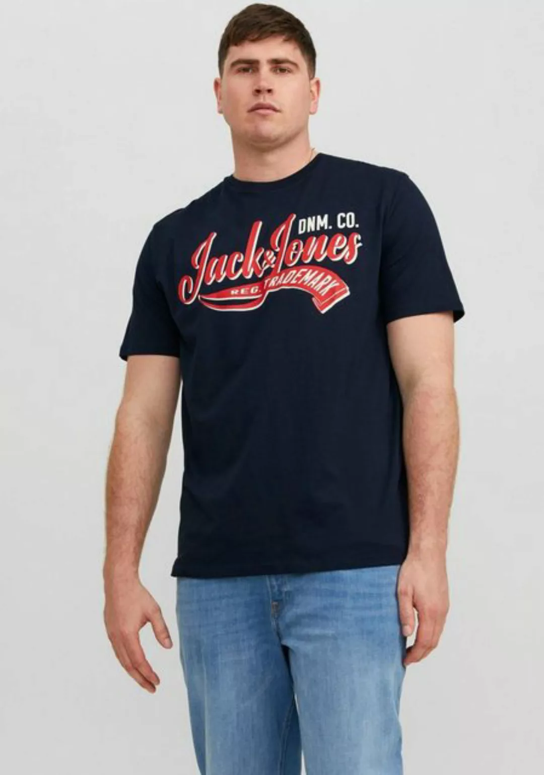 Jack & Jones Print-Shirt XXL T-Shirt von Jack&Jones in großen Größen, navy günstig online kaufen