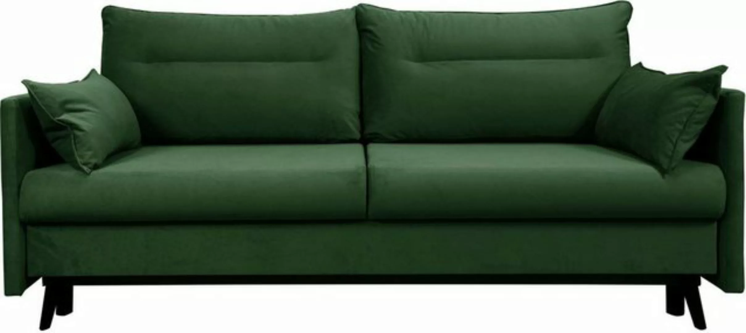 Paspartur Schlafsofa COSIMO, 220x 94x100 cm Bettsofa mit Holzfüße und Gäste günstig online kaufen