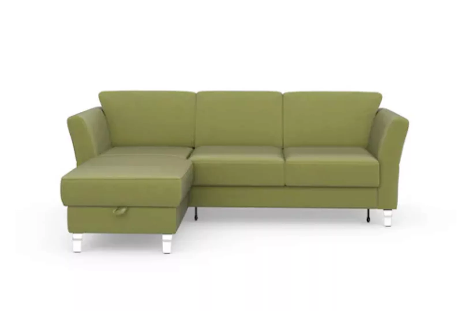 sit&more Ecksofa »Visby L-Form«, wahlweise mit Bettfunktion und Bettkasten, günstig online kaufen
