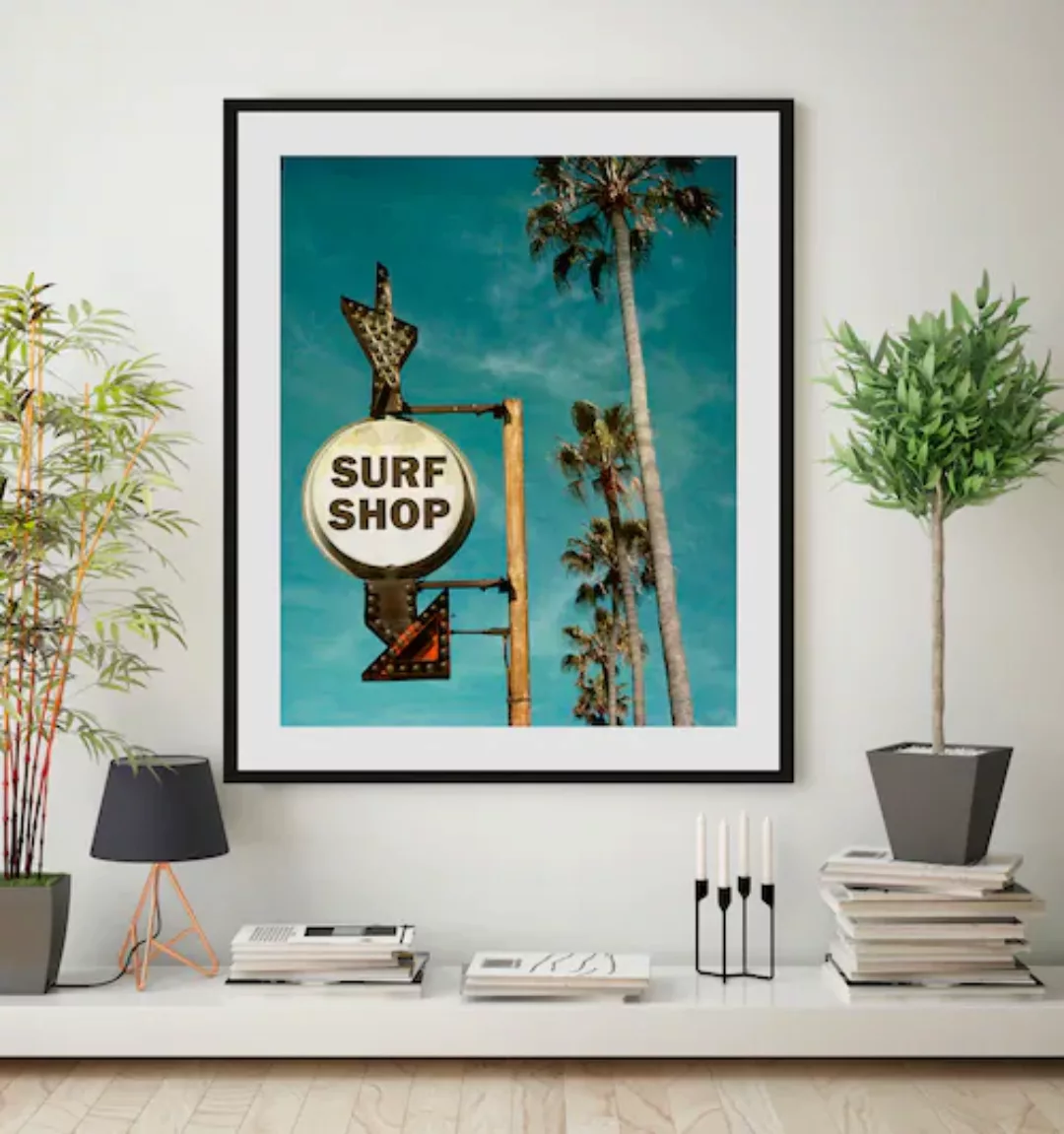 queence Bild "SURF SHOP", Strand, (1 St.) günstig online kaufen