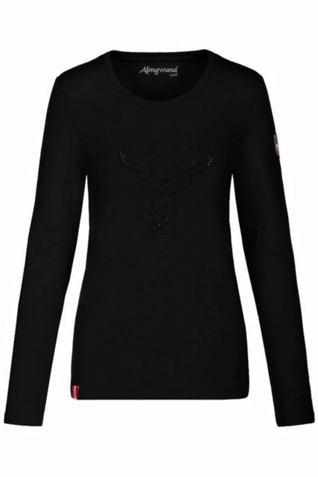 Almgwand Outdoorbluse Longsleeve Damen - DREILÄNDERALM - schwarz günstig online kaufen