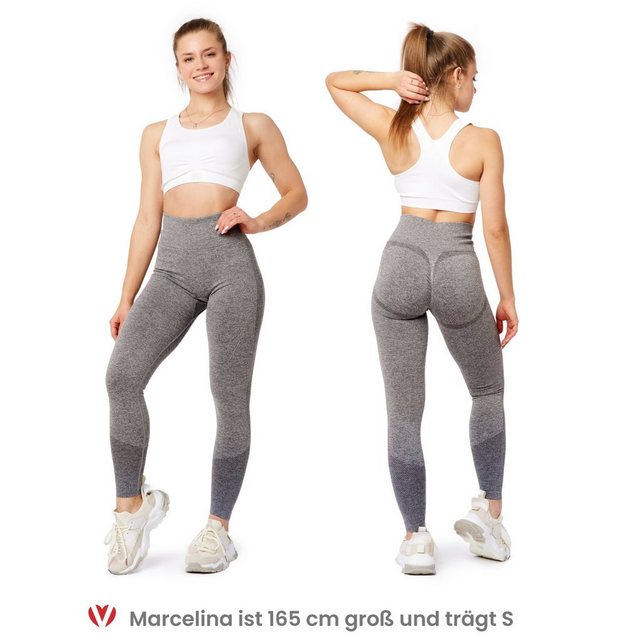 Bellivalini Leggings Damen High Waist Push Up Scrunch BLV50-254 (1-tlg) fig günstig online kaufen