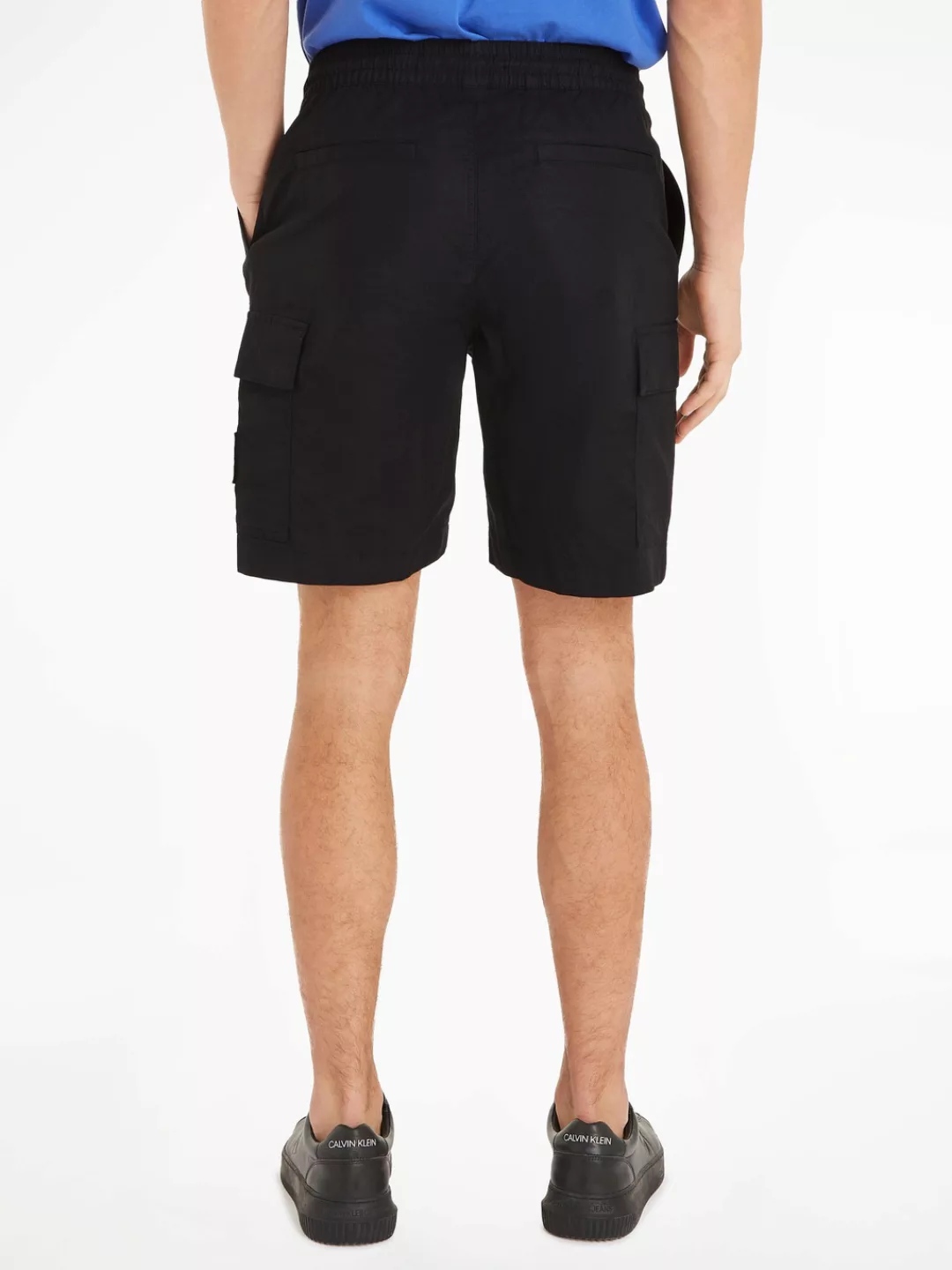 Calvin Klein Jeans Sweatshorts WASHED CARGO SHORT mit Logopatch günstig online kaufen