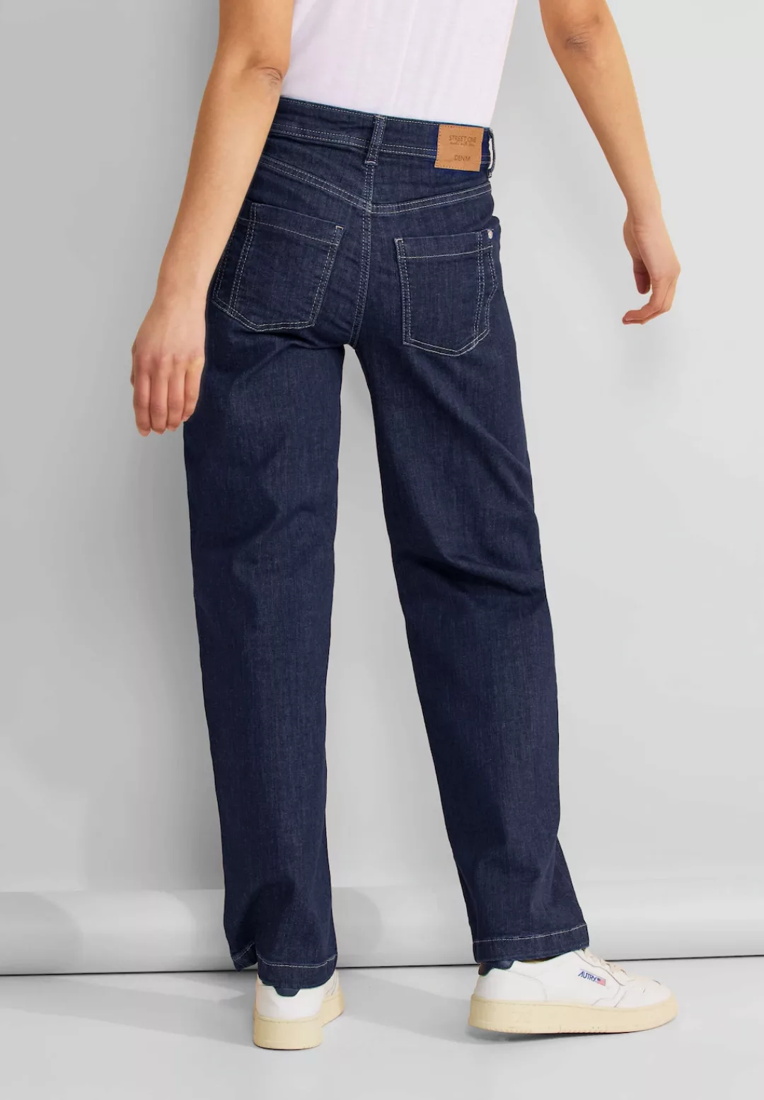 STREET ONE Loose-fit-Jeans, High Waist günstig online kaufen