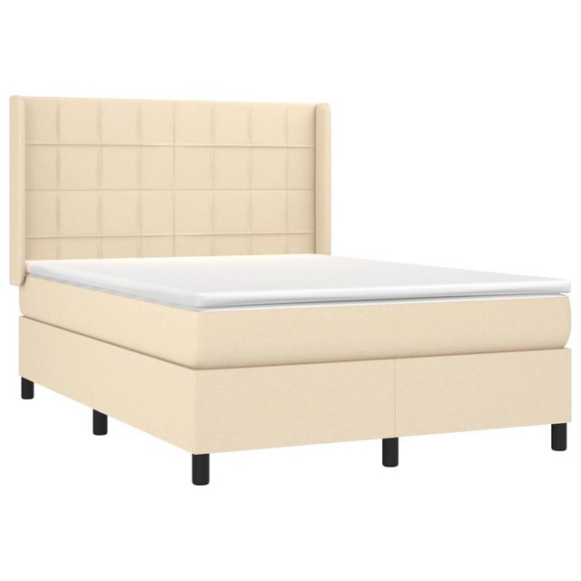 vidaXL Boxspringbett Bett Boxspringbett mit Matratze & Topper Stoff verschi günstig online kaufen