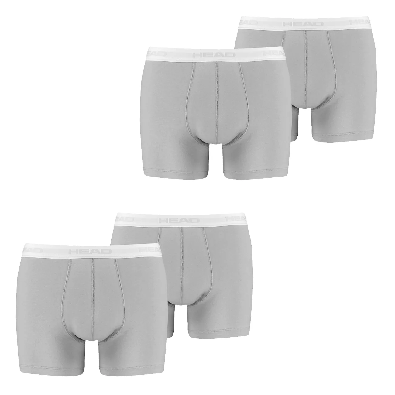 HEAD Herren Boxershort Basic Boxer Unterwäsche Baumwolle - 4er 6er 8er Mult günstig online kaufen