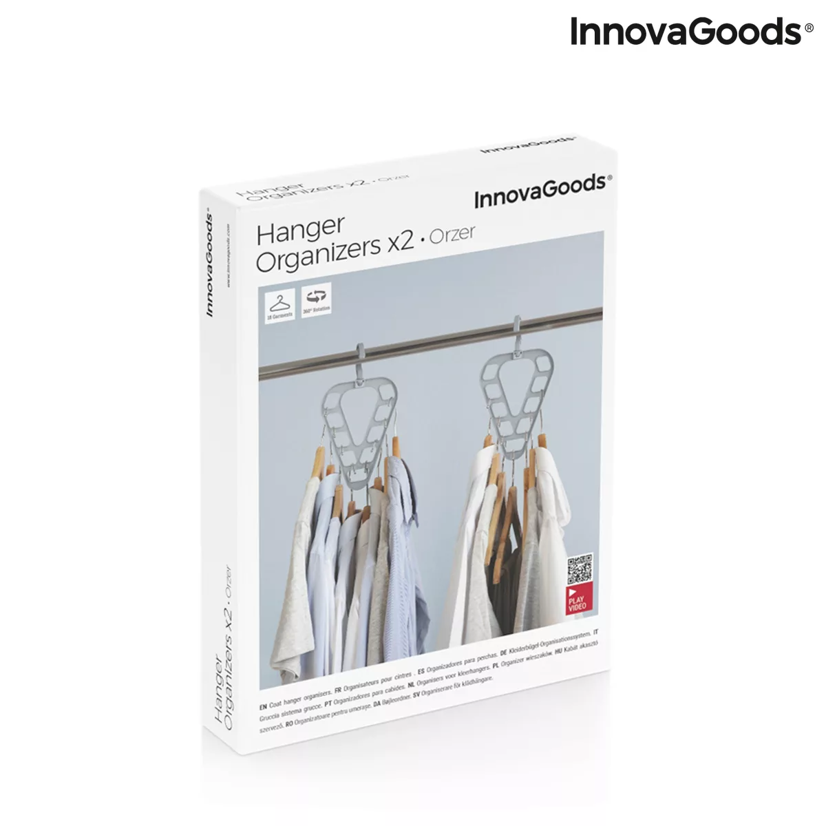 Kleiderbügel-organizer-set Orzer Innovagoods 2 Stück günstig online kaufen