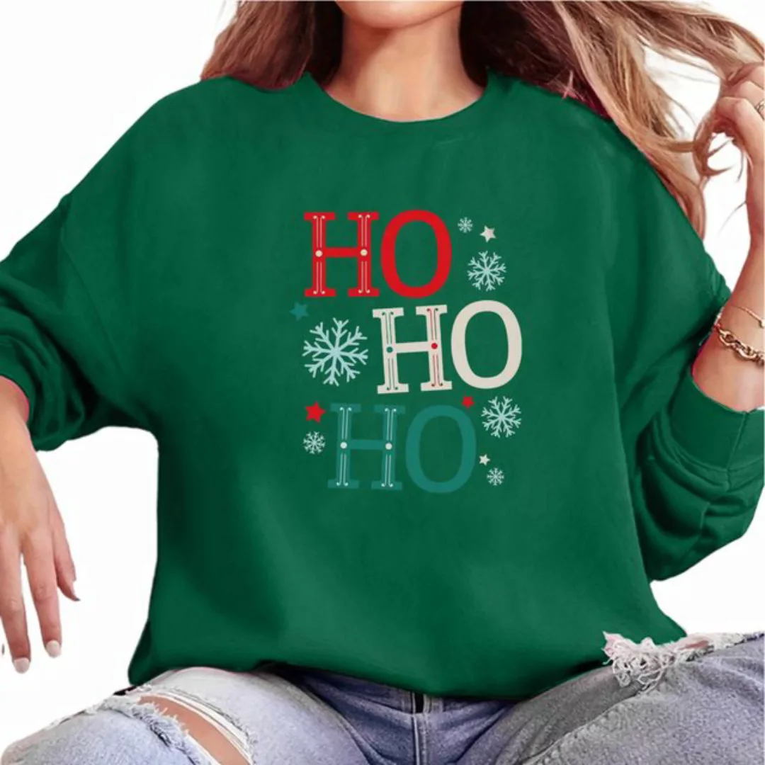 MC Star Weihnachtssweatshirt Weihnachtssweatshirt für Damen mit Aufschrift günstig online kaufen