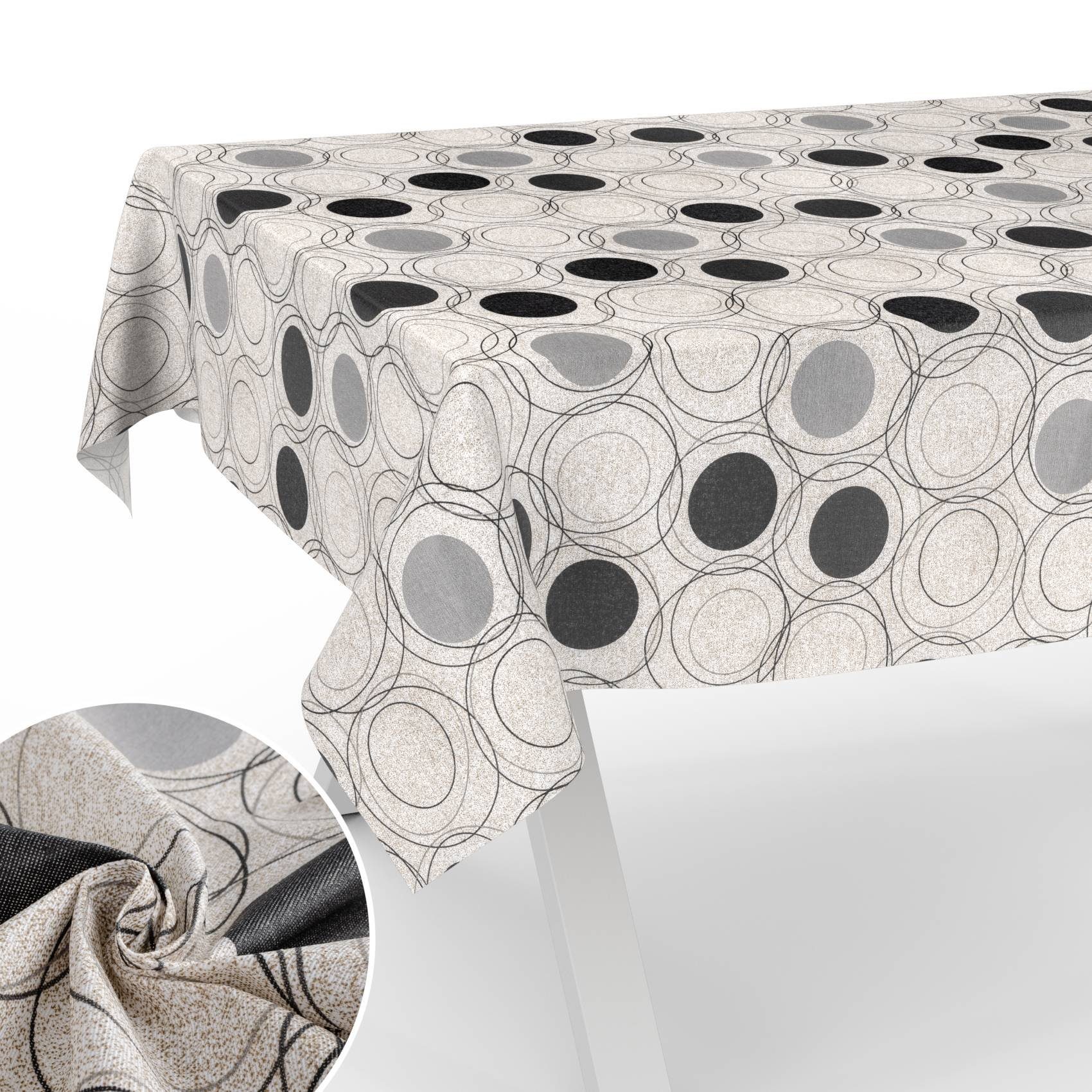 ANRO Tischdecke aus Textil mit klassischem günstig online kaufen