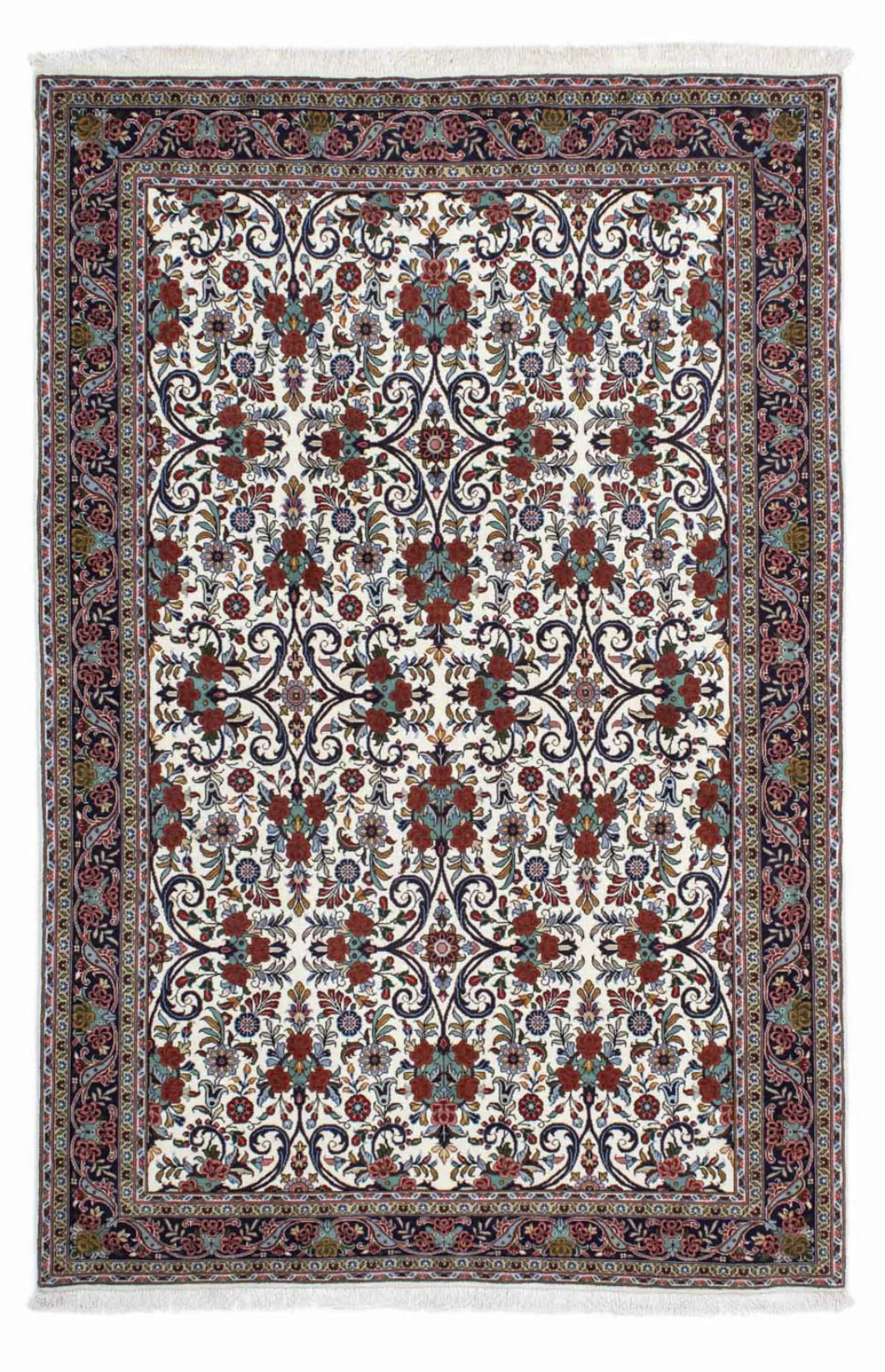 morgenland Wollteppich »Bidjar Stark Gemustert Beige 215 x 137 cm«, rechtec günstig online kaufen