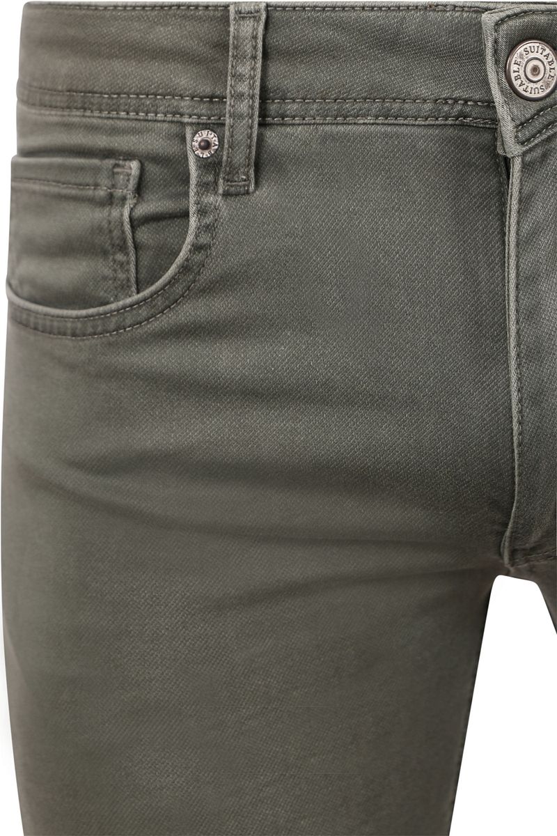 Suitable Kant Jeans Grün - Größe W 36 - L 34 günstig online kaufen