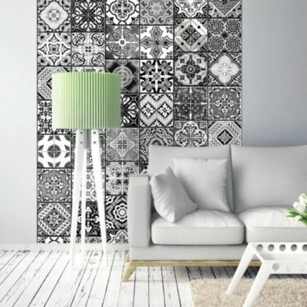 artgeist Fototapete Arabesque - Black& White schwarz/weiß Gr. 50 x 1000 günstig online kaufen