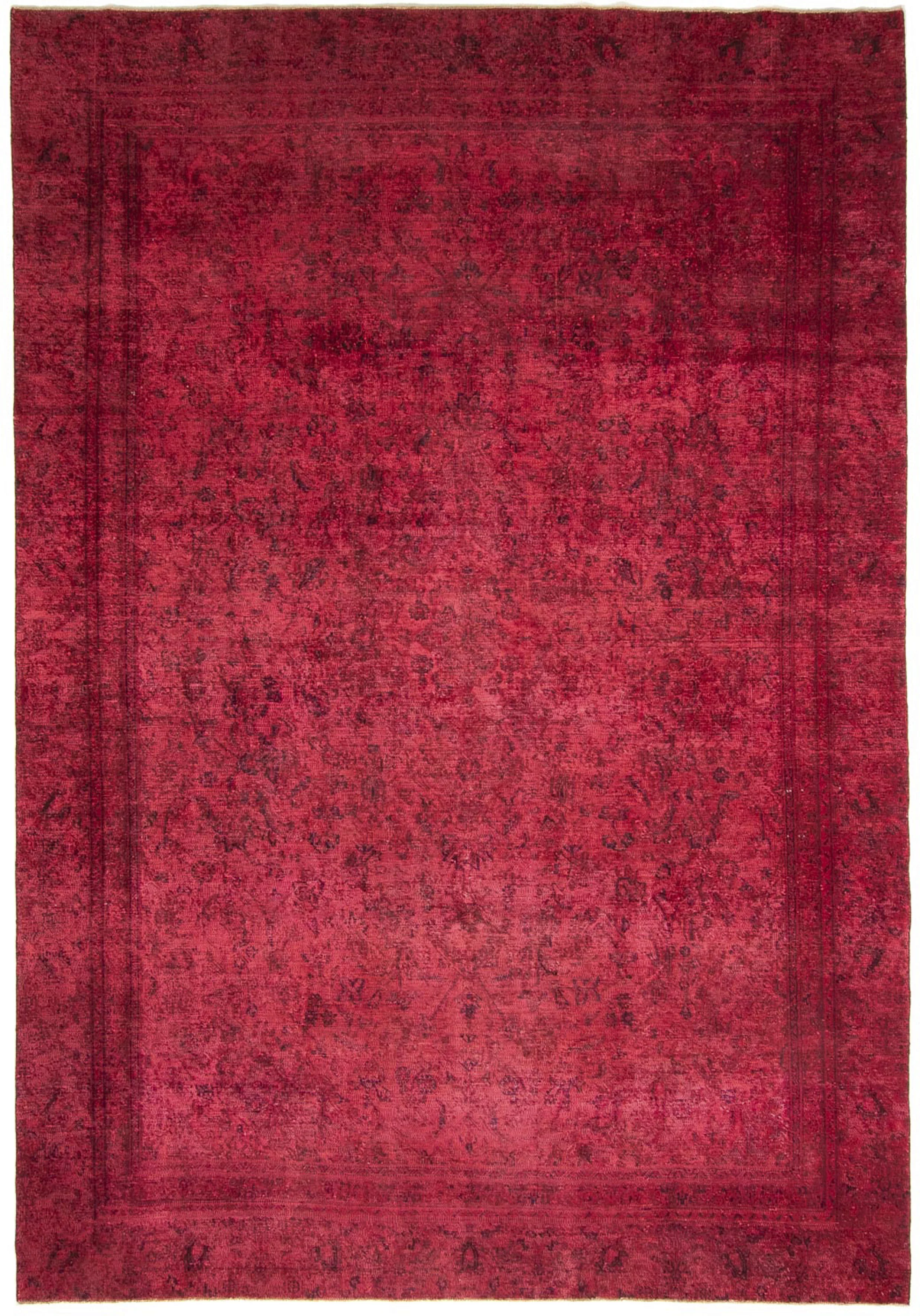 morgenland Teppich »Vintage - 344 x 259 cm - dunkelrot«, rechteckig, Wohnzi günstig online kaufen