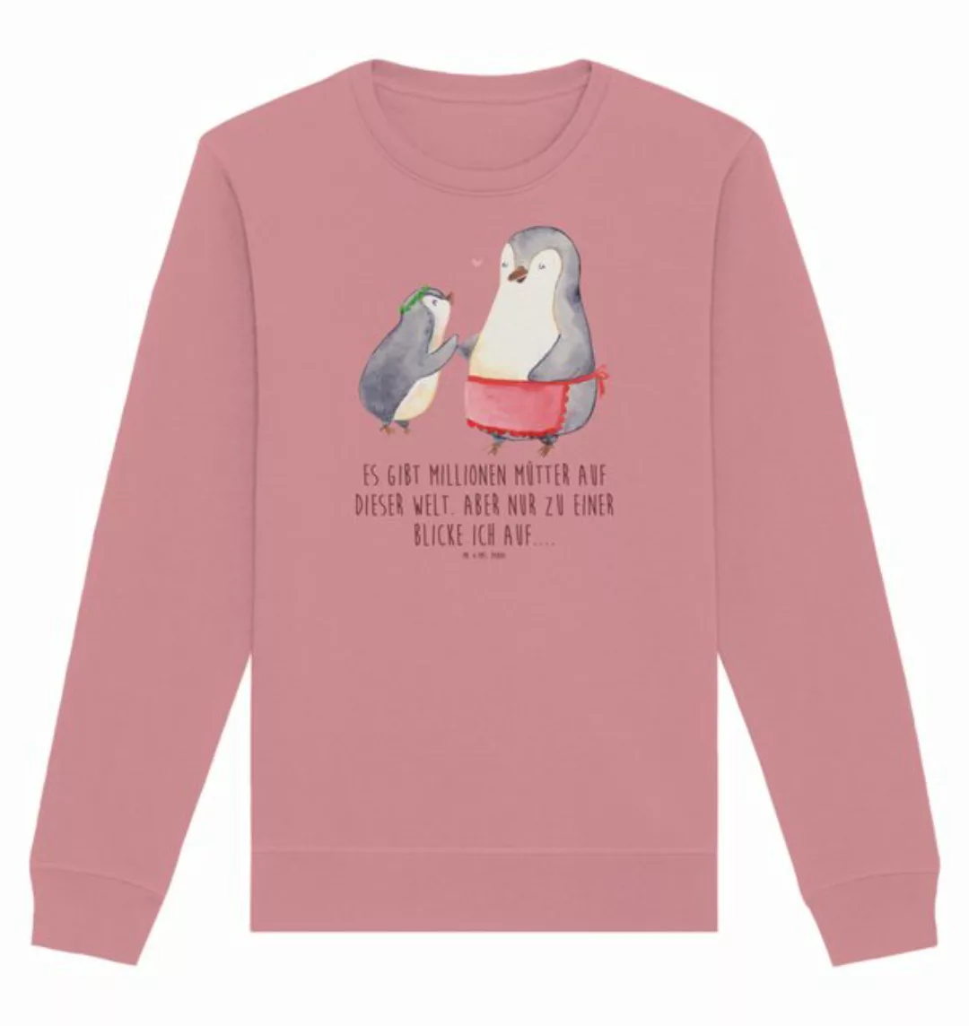 Mr. & Mrs. Panda Longpullover Größe L Pinguin mit Kind - Canyon Pink - Gesc günstig online kaufen