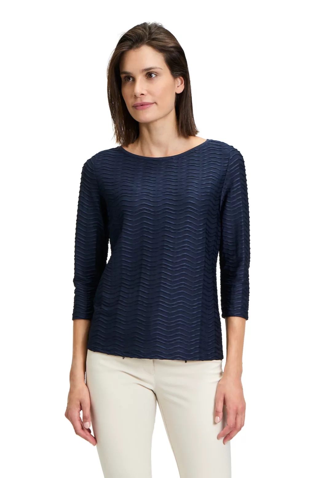 Betty Barclay 3/4-Arm-Shirt "Betty Barclay Basic Shirt mit Rundhalsausschni günstig online kaufen