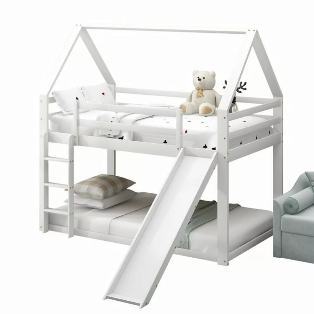 Gotagee Etagenbett Einzelbett Kinderbett Hausbett Gästebett Rutsche Bett 90 günstig online kaufen